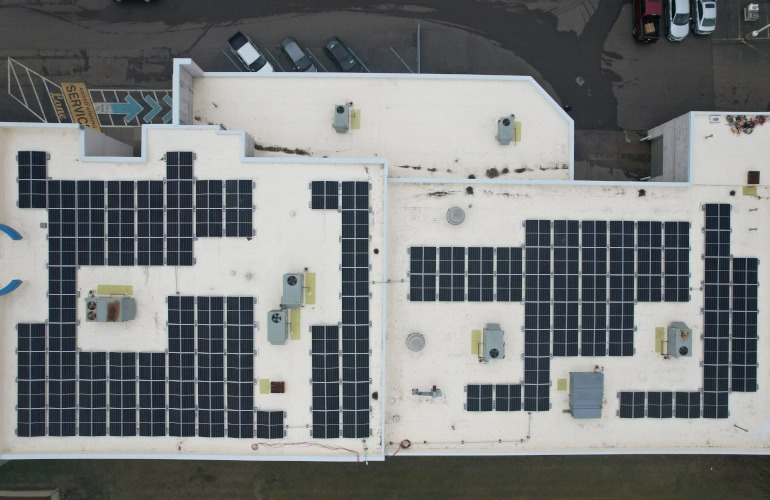 Freedom Solar Power finishes 120-kW project atop Ohio Honda dealership