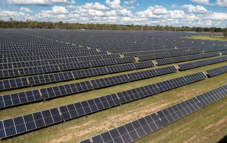 All panels installed at 400-MW Queensland solar farm