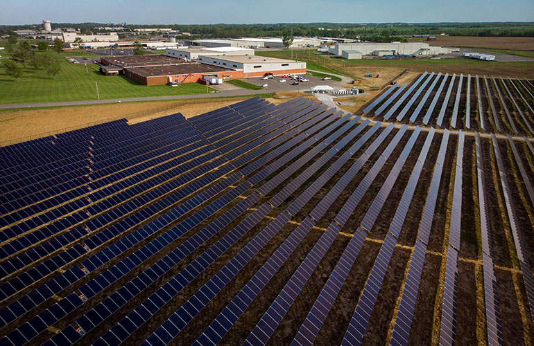 On-site solar project powers every one of Stanley Black & Decker's Kentucky factory