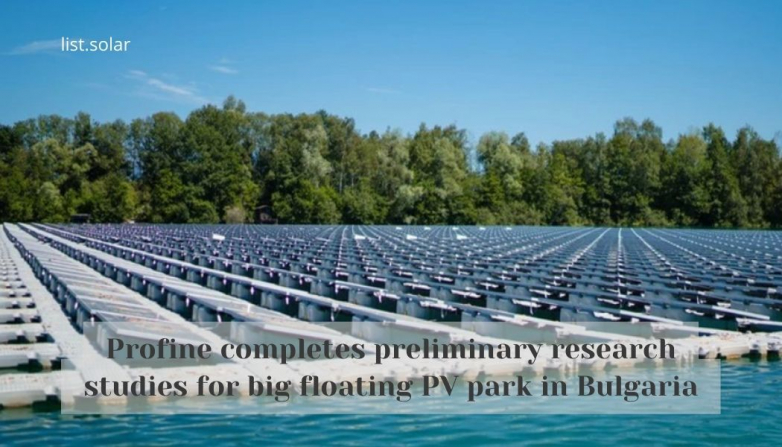 Profine completes preliminary research studies for big floating PV park in Bulgaria