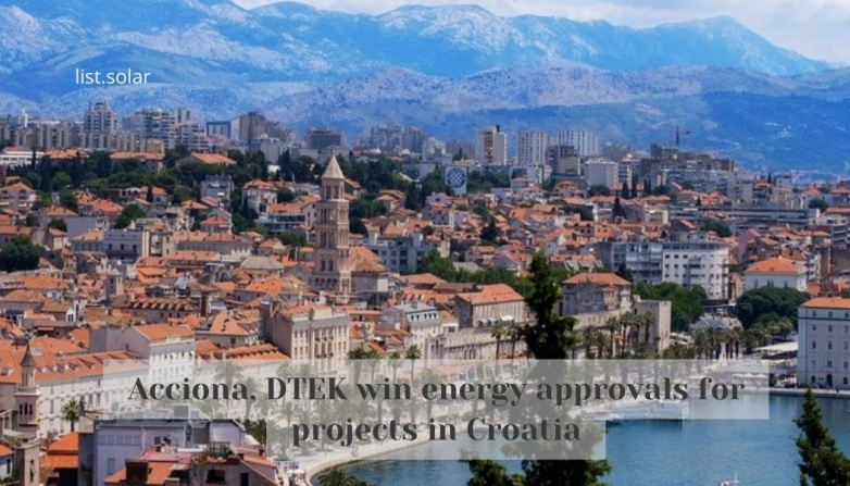 Acciona, DTEK win energy approvals for projects in Croatia