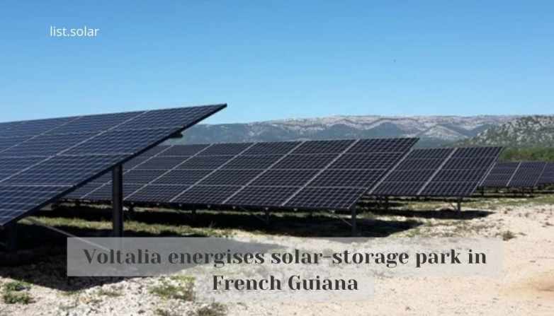 Voltalia energises solar-storage park in French Guiana