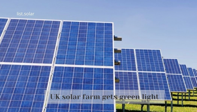UK solar farm gets green light