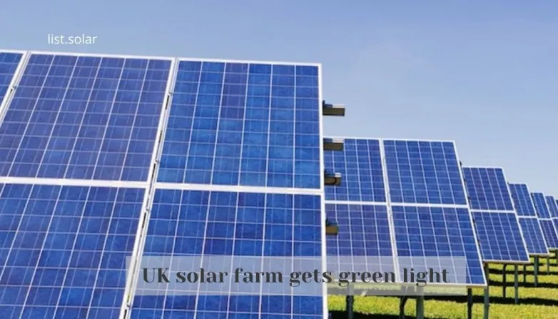 UK solar farm gets green light