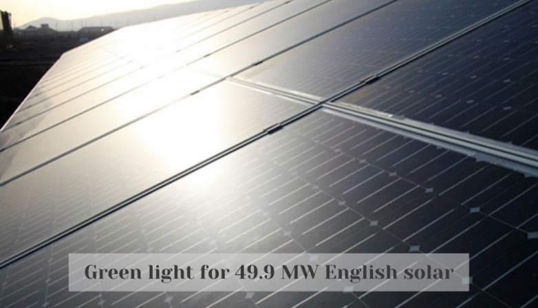 Green light for 49.9 MW English solar