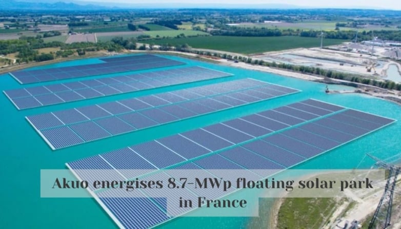 Akuo energises 8.7-MWp floating solar park in France
