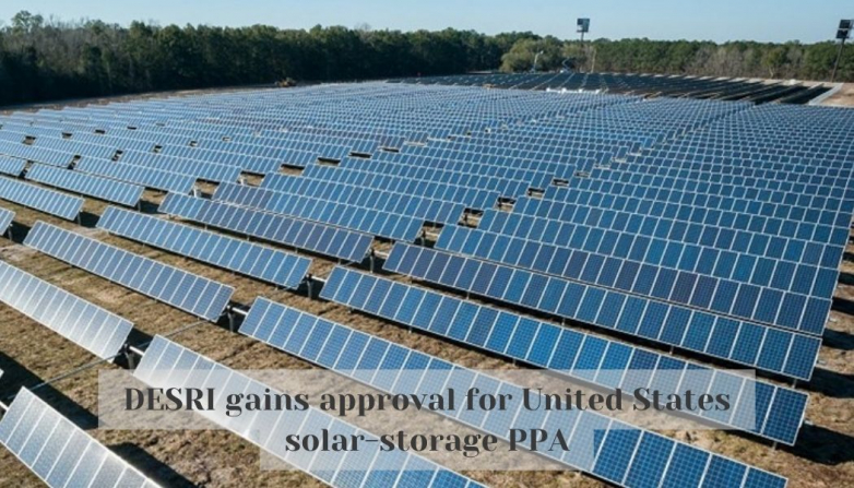 DESRI gains approval for United States solar-storage PPA