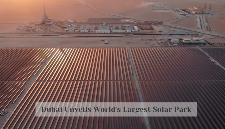 Dubai Unveils World's Largest Solar Park