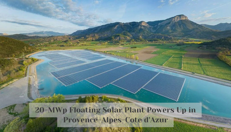 20-MWp Floating Solar Plant Powers Up in Provence-Alpes-Cote d'Azur