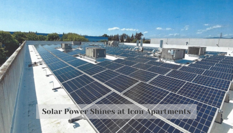 Solar Power Shines at Icon Apartments