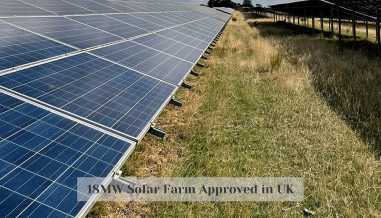18MW Solar Farm Approved in UK