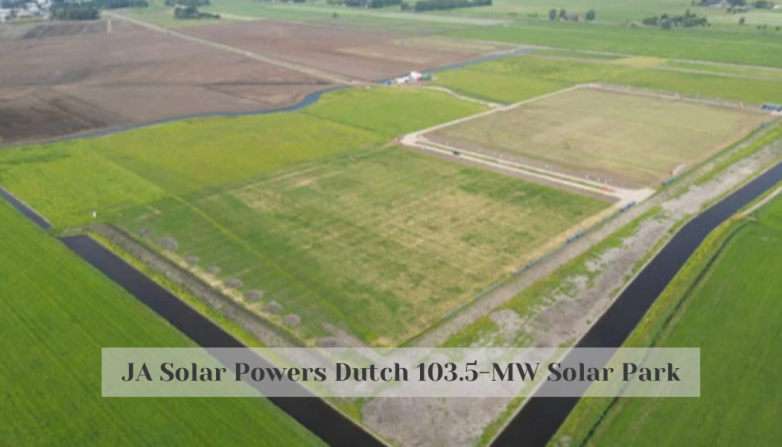 JA Solar Powers Dutch 103.5-MW Solar Park