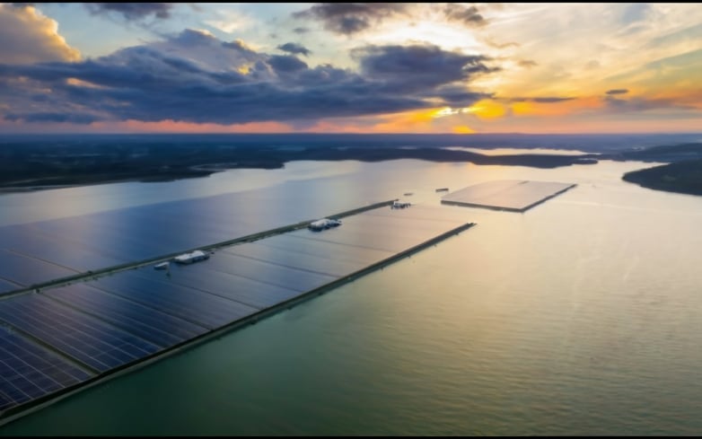 China's Floating PV Power Station:  Fishery-Photovoltaic Complementary.
