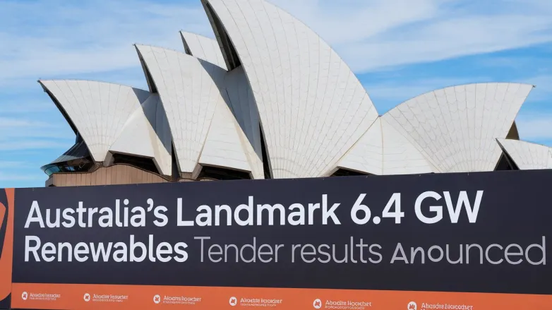 Australia's Landmark 6.4 GW Renewables Tender Results Announced