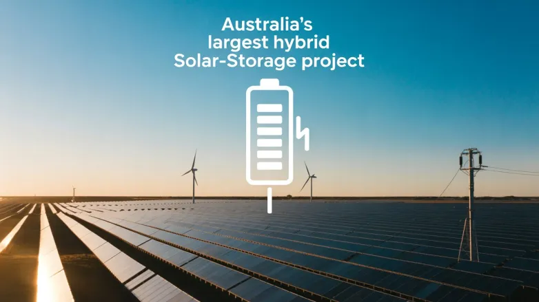 Australia's Largest Hybrid Solar-Storage Project Secures Grid Connection Australia's Largest Hybrid Solar-Storage Project Secures Grid Connection