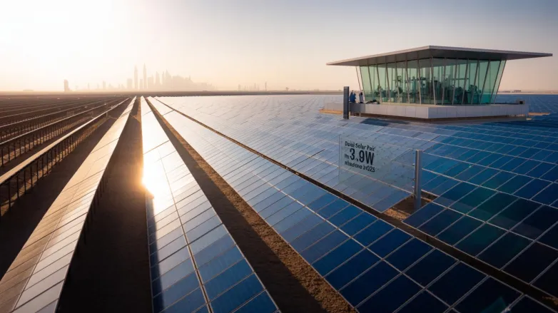 Dubai Solar Park Hits 3.9 GW Milestone in 2025 Dubai Solar Park Hits 3.9 GW Milestone in 2025