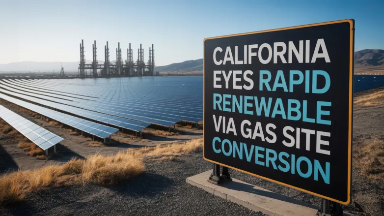 California Eyes Rapid Renewable Boost via Gas Site Conversion
