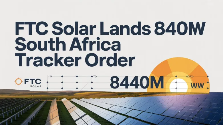 FTC Solar Lands 840MW South Africa Tracker Order