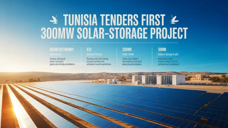 Tunisia Tenders First 300MW Solar-Storage Project