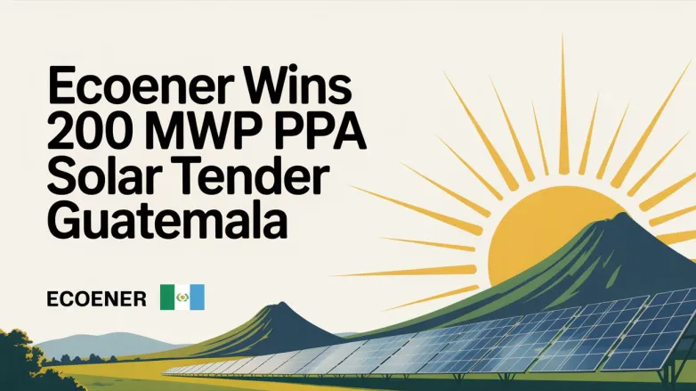 Ecoener Wins 200 MWp PPA Solar Tender Guatemala
