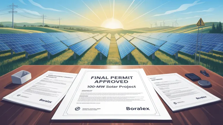 Boralex Secures Final Permit for 100-MW Solar Project