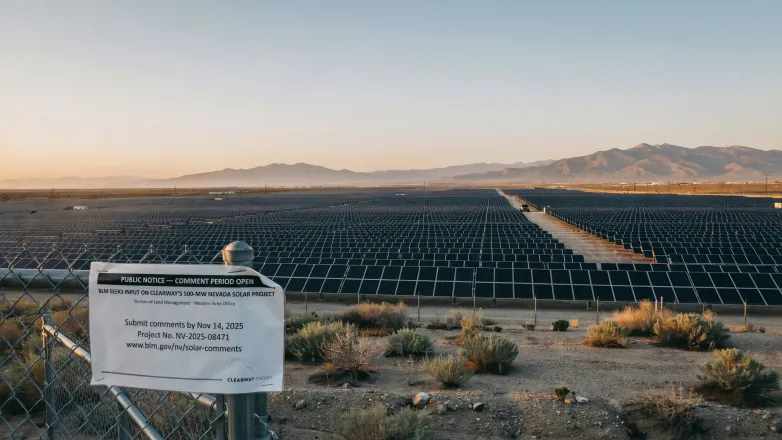 BLM Seeks Input on Clearway’s 500-MW Nevada Solar