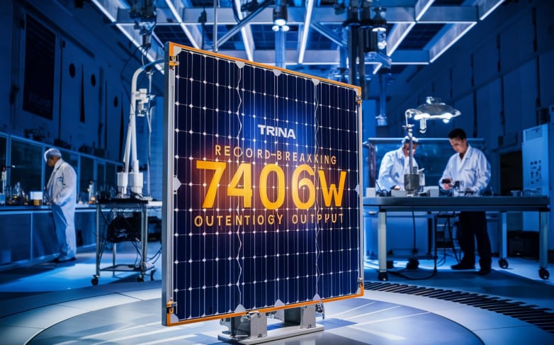 Trina Solar Breaks Record with 740.6W Module