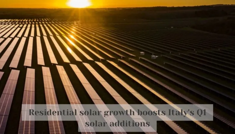 Residential solar growth boosts Italy's Q1 solar additions Residential solar growth boosts Italy's Q1 solar additions